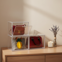 Programme de réduction en gros : Boîte de rangement et de présentation en acrylique magnétique anti-UV pour sacs, figurines de collection, modèles d'avions et objets de collection tendance