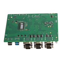 Komputer Tertanam IIT I7 4500U Mini PC Industri dengan 6 Port COM VGA/HD/GPIO DDR3L 4GB/8GB Desain Tangguh Tersedia di Stok