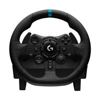 Volant de course Logitech G923 TRUEFORCE avec pédales, retour de force nouvelle génération, pack de simulation de course pour PS5/PS4/PC