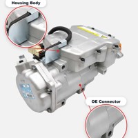 Compresseur de climatisation pour véhicule électrique BYD Qin, R134A 12V BC28, pièce de rechange HA8103910C2, pièces de climatisation automobile