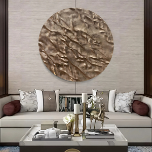 Tùy Chỉnh Thiết Kế Trang Trí Nội Thất Sóng Bằng Đá Sa Thạch 3D Sơn Gỗ Khắc Handmade Trừu Tượng Tác Phẩm Nghệ Thuật Hiện Đại Tường Nghệ Thuật - Product Image 4