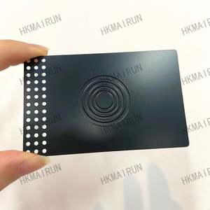 Hot Sale Custom Crafted Shape Metal Carbon Fiber RFID Card <b>Holder</b> - Product Image 4