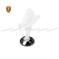 Accessoires pour capot avant de voiture Feux à LED universels noirs illuminés Spirit of Mark pour Roll Royce Ghost/Wraith/Cullinan
