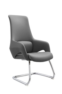 Almohada ergonómica de cuero para la cintura, silla de oficina, BASE DE HIERRO DE LUJO, espalda media no ajustable - Product Image 5