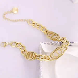 China Supplier Gold Plated Love Sterling Silver Stainless Steel Charm Fashion Jewelry Custom Women Bracelet Bangles