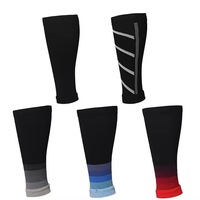 Chaussettes de sport à manches mi-mollet Chaussettes de compression pour jambes de course