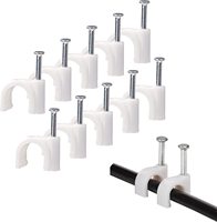 Anhui Manufacturer's Wall Cable Clip Fasteners 66 Plastic SR Nylon 10000 Flat Cable Clips 100pcs Per Nylon Bag China