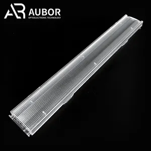 Linear Light Lens 282*40MM Series 90x100 Degree 3030 2835 5630 PC Led Lenses & Reflectors Optic For Architectural Lighting Zhaga