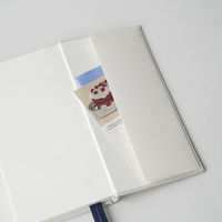 Notizbuch mit Leineneinband und Gitterdruck, undatiert, A6, für Besprechungsprotokolle, individuell bedruckbar
