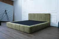 Cama de Espuma Comprimida al Vacío en Caja, Cama Tapizada