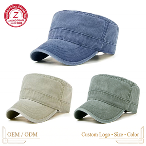 Casquette <span class=keywords><strong>de</strong></span> baseball vintage unisexe à 5 panneaux en coton léger et respirant, couleur unie, ajustable, pour cyclisme en plein air - Product Image 2