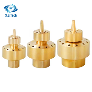 Fontana a Doppio Strato con Effetto Corona d'Acqua, Alta Qualità, Stile Elegante, per Giardino Esterno, Piscina, Montaggio a Parete, in Acciaio e Plastica, Effetto Danzante - Product Image 3