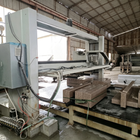 Machine de finition automatique à 8 têtes à changement rapide pour granit, marbre, pierres tombales, pavés et dalles épaisses