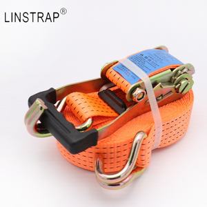 Tali Pengikat Ratchet Liniu 2 Inci dengan Pegangan Karet untuk Pengikat Muatan Sepeda Motor - Product Image 6