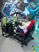 Simulador de Conducción de Autos de 4 Grados de Libertad para Interiores, Máquina de Entrenamiento de Carreras, Actuadores de Servomotor, Controlador de Movimiento de Aluminio