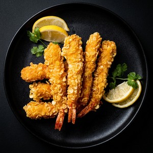 Crevettes entières surgelées façon japonaise, panées aux céréales, pour amuse-gueules, export en vrac, OEM personnalisé - Product Image 4