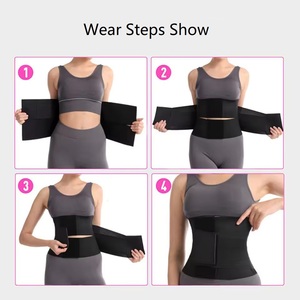 Faja Reductora Transpirable para Mujer, Postparto, Efecto Sauna, Cintura Cruzada, Satén - Product Image 6