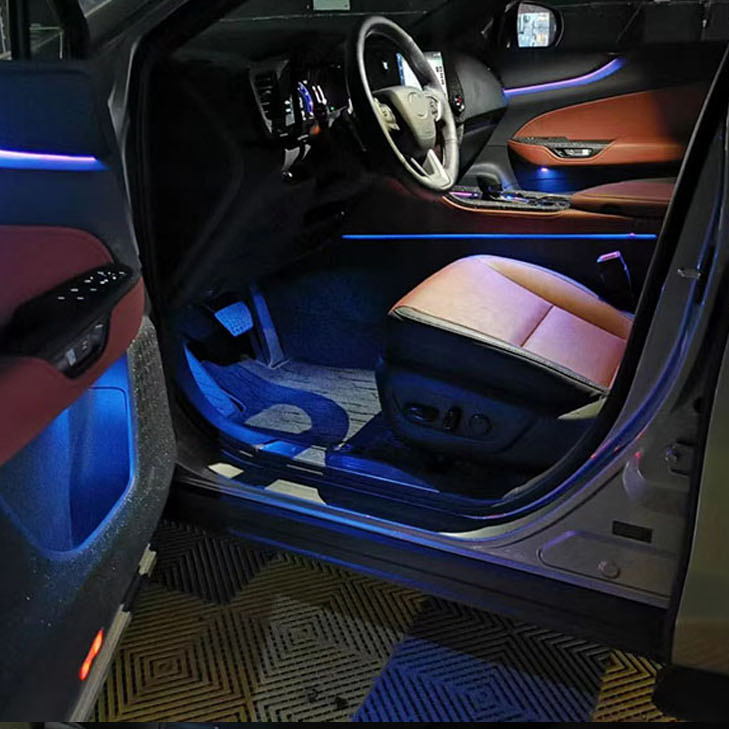 レクサスNX 10系専用　アンビエントライト レクサスNX 2022用 RGB 64色 LED アンビエントライト 19灯