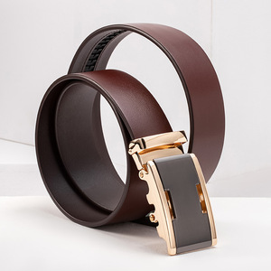 Cinturones <span class=keywords><strong>de</strong></span> negocios <span class=keywords><strong>de</strong></span> alta calidad <span class=keywords><strong>para</strong></span> <span class=keywords><strong>hombre</strong></span>, correa <span class=keywords><strong>de</strong></span> <span class=keywords><strong>cuero</strong></span> <span class=keywords><strong>para</strong></span> la cintura, hebilla automática, informales, <span class=keywords><strong>para</strong></span> Vaqueros - Product Image 1