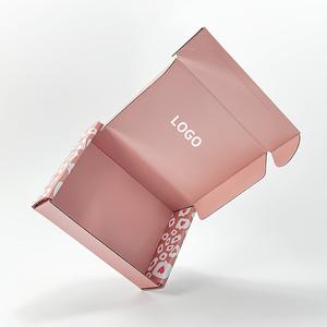 Scatola di cartone personalizzata spedizione all'ingrosso con Logo in cartone ondulato per crema viso - Product Image 4