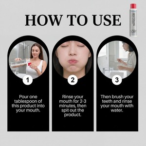 Enjuague Bucal para Limpieza Dental, Suave en su Acción, Limpia las Manchas Superficiales de los Dientes y Refresca el Aliento Ideal para el Cuidado Bucal Diario. - Product Image 6