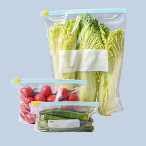 Bolsas Ecológicas Transparentes de LDPE con Cierre de Seguridad, Impresión por Grabado para Almacenamiento de Alimentos, Sándwiches, Ensaladas y Frutas - Biodegradables - Product Image 1