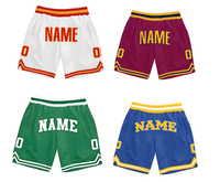 Maillot et short de basket-ball Pure Workout Short de basket-ball en maille respirante Logo personnalisé complet Noms de numéros Shorts d'entraînement