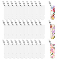 Porte-clés vierge en acier inoxydable pour sublimation, jetons de chariot de courses, porte-clés personnalisés DIY, anneaux de clés en métal populaires pour la décoration de sacs