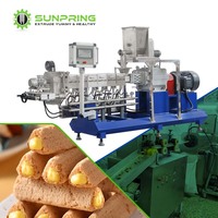 Ligne de production de snacks fourrés SunPring, machine à snacks fourrés au chocolat, machine à fabriquer des snacks fourrés