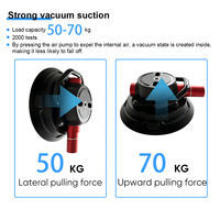 Support de fixation à ventouse en D sans perçage pour le transport de charges en camping et extérieur, alternative au porte-bagages de toit de voiture