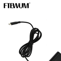 Adaptateur d'alimentation FTEWUM 65W USB-C Type-C 20V 3.25A pour Dell XPS13 XPS12 Latitude 7410 9410 9510 Venue 10 Pro