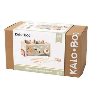 <span class=keywords><strong>Il</strong></span> <span class=keywords><strong>gioco</strong></span> educativo di bussare allo spazio giocattolo in legno per bambini migliora la coordinazione occhio-mano e <span class=keywords><strong>il</strong></span> Puzzle della fattoria - Product Image 1