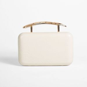 Nouveau sac à main pour femmes tissé sac de soirée à la mode luxe fête mariée sacs à main sac à bandoulière pochette avec poignée dorée - Product Image 3