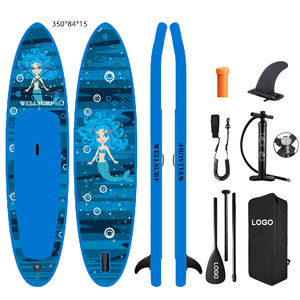 เซิร์ฟบอร์ดแบบพองลมรุ่นใหม่ ขนาด 11' 6'' ขายดีจากจีน สำหรับเล่นกีฬาทางน้ำ ชายหาด ตกปลา เหมาะสำหรับผู้หญิง - Product Image 4