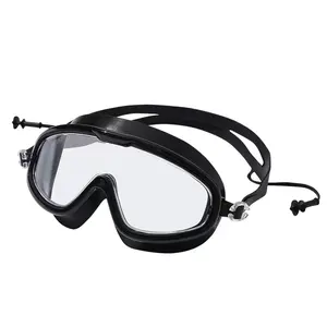 B06แว่นตาว่ายน้ำกรอบใหญ่ของเด็กกันน้ำ HD ป้องกันการเกิดฝ้าใช้สระว่ายน้ำสระว่ายน้ำ