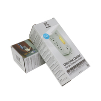 Boîte en carton recyclable personnalisée avec revêtement UV, laminage mat et gaufrage pour appareils photo et électronique grand public (conception pliable)