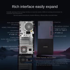 ThinkCentre P900C New <b>Office</b> Desk-Style Desktop <b>Computer</b> 10 Processor SSD+HDD Storage Dedicated Graphics No - Product Image 2