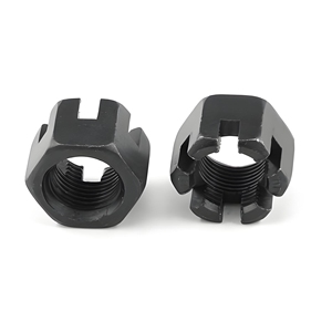 Sujetadores Fabricación de herrajes Tamaños personalizados Acero al carbono de alta resistencia <span class=keywords><strong>DIN</strong></span> <span class=keywords><strong>935</strong></span> Tuerca ranurada hexagonal - Product Image 4