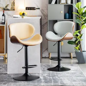 Современная мебель для кафе, барный стул с регулируемым поворотом на 360 градусов