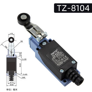 สวิตช์ไมโคร CNTD Chang TZ-8104 สวิตช์จำกัดระยะทางแบบไฟฟ้า พร้อมฟังก์ชันรีเซ็ตอัตโนมัติ ล้อพลาสติกกันน้ำ แรงดันไฟฟ้าสูงสุด 12V - Product Image 6