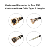 Antenne WiFi 2.4G 5.8G à conception flexible et peu encombrante, intégrée au circuit imprimé FPC, pour appareil portable intelligent, gant de réalité virtuelle
