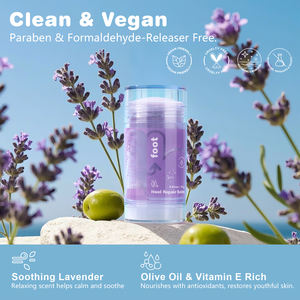 <span class=keywords><strong>Solo</strong></span> logotipo personalizado estándar lavanda Bálsamo hidratante para pies Anti Chaps Stick invierno bálsamo antigrietas - Product Image 4