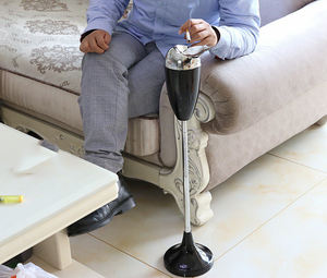 Cenicero de tapa pulida desmontable autolimpiante de gran capacidad con altura ajustable Cenicero de pie exterior para el hogar - Product Image 3