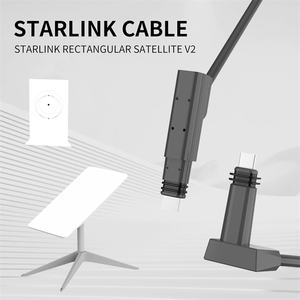 Kit d'extension de câble <span class=keywords><strong>satellite</strong></span> étanche 150FT/46M avec embouts compatibles Starlink rectangulaires USB Type-C 8 broches pour <span class=keywords><strong>satellite</strong></span> V2 - Product Image 3