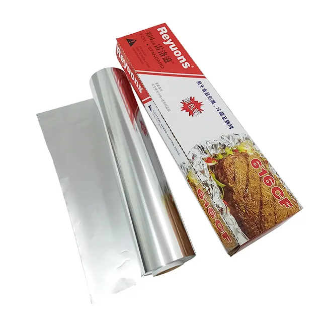 Penjualan Langsung Pabrikan Makanan Aluminium Foil Warna Bulk Tin Foil Aluminium Roll untuk Foil