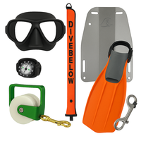 Masque de plongée en apnée et tuba sec Ensemble de lunettes de plongée anti-buée pour adultes Plusieurs couleurs disponibles