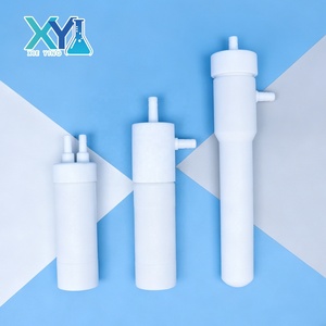 Bouteilles d'absorption de gaz/bulles en PTFE de 75 ml pour usage en laboratoire, détermination du fluorure d'hydrogène dans les gaz de déchets (vente en gros) - Product Image 4