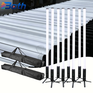 8pcs with 2 bags Professional Outdoor <b>LED</b> Pixel <b>Tube</b> Light RGBWA 5in1 Wireless DMX Battery - Product Image 1