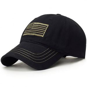 Casquette de baseball tendance pour homme, broderie drapeau américain, personnalisable, tissu imperméable, expédition immédiate, vente en gros - Product Image 3