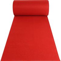 Tapis Rouge Pas Cher pour Exposition Événementiel, Rouleau, Antidérapant, Extérieur, Décorations de Mariage et Maison, Prière
